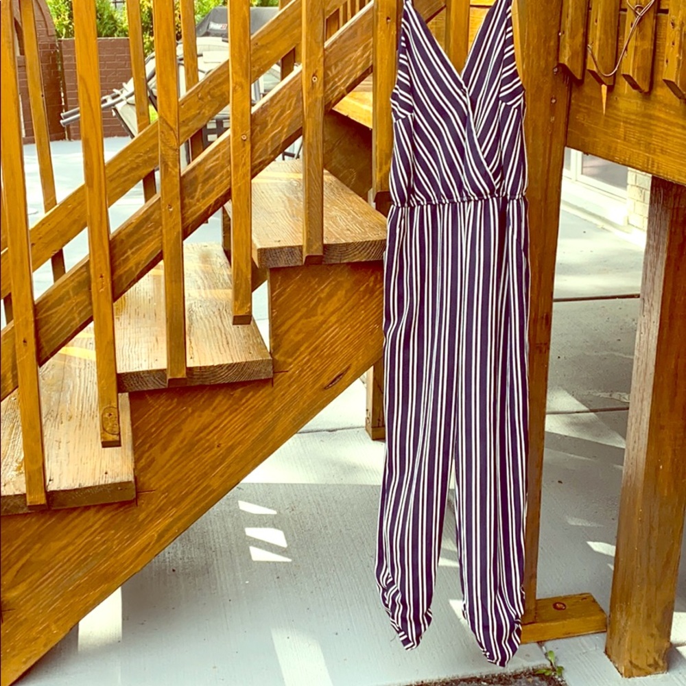 Stripped jumpsuit